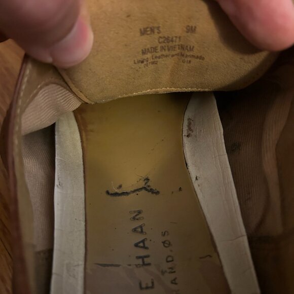 Cole Haan Men's Original Grand Classic Wingtip Oxfords size 9 beaters - Picture 5 of 6